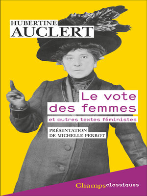 cover image of Le vote des femmes. et autres textes féministes